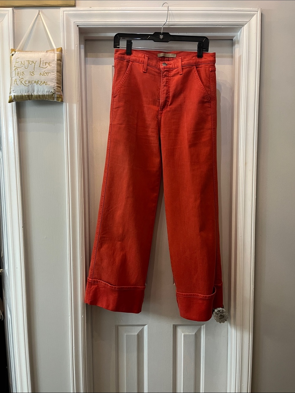 JOE’TRIXIE HIGH RISE WIDE LEG CUFFED JEAN SZ 29